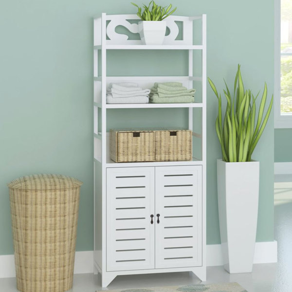 House of Hampton 46 x 118 cm Wäscheaufbewahrungsturm aus Leinen Alice